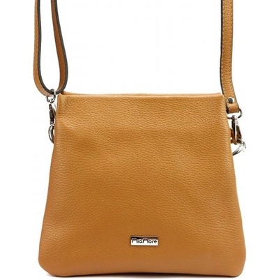 MiaMore kožená kabelka 01-022 Dollaro camel