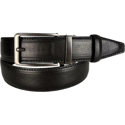 Penny Belts Belts 35-051-Z2 luxusní kožený opasek s automatickou sponou černý