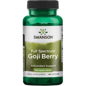 Swanson Full Spectrum Goji Berry, 500 mg, 60 капсули, Swanson (SW1115)