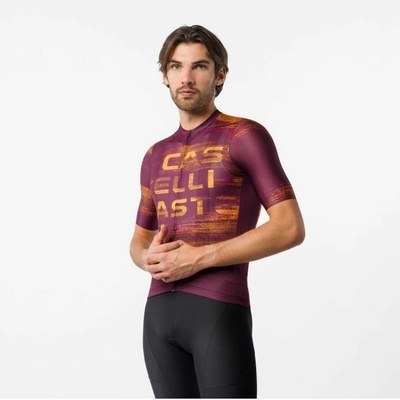 Castelli Sratus Logo Jersey men"s /deep bordeaux