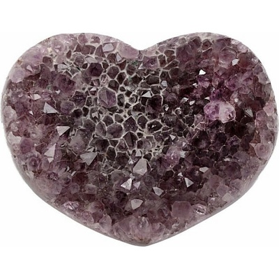 Nefertitis Ametyst drůza srdce AA kvalita 13 NF64068 - cca 11,4 x 10,6 cm, 540 g