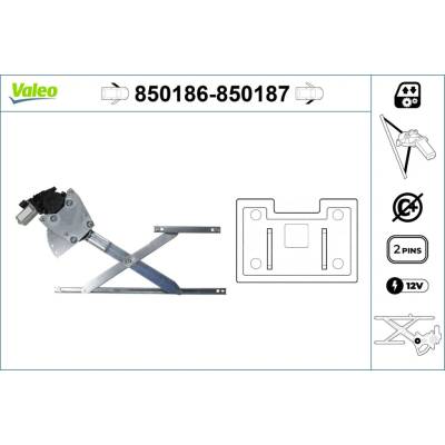 Mechanizmus zdvíhania okna VALEO 850186