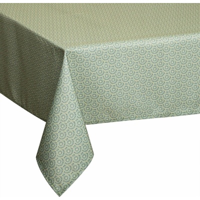 Atmosphera Obdélníkový ubrus 240x140 cm zelený s potiskem