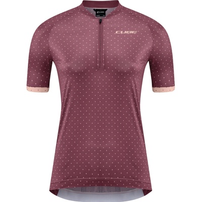Cube ATX WS Half Zip CMPT S/S berry