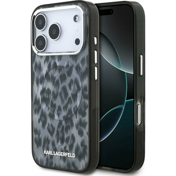 KARL LAGERFELD IML Leopard MagSafe Заден калъф за iPhone 17 Pro Grey Karl Lagerfeld | Siv | МЪЖЕ | UNI