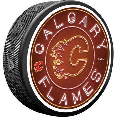 Mustang Puk Calgary Flames NHL Neon