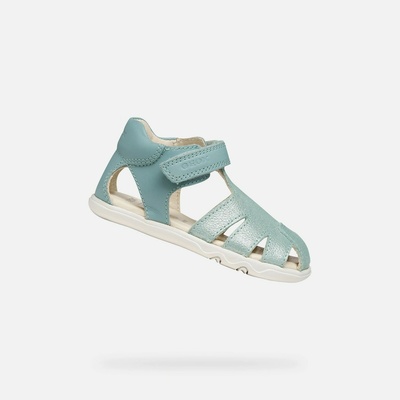 Geox Тюркоазни детски босоноги сандали Geox Sandal Steppieup G Geox | Sin | Момичешки | 24