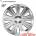 Versaco Тасове за джанти 15'' Versaco Carbon Aviator - Silver (56352)