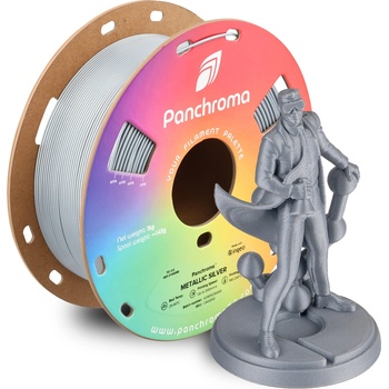 Polymaker Panchroma PLA Metallic Silver - 1, 75 mm / 1000 g (CA02012)