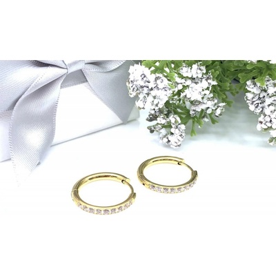 Jan Kos jewellery náušnice z oceli MHTD1029GW00