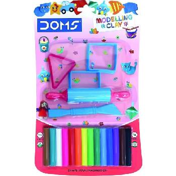 DOMS N80571 Пластилин за деца Смес 12 x 100 g (N80571)