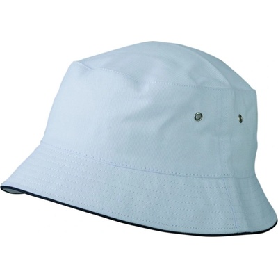 Fisherman Piping Hat For Kids MB013 bílá/námořní modrá