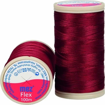 Elastická polyesterová nit 9604 Vínová