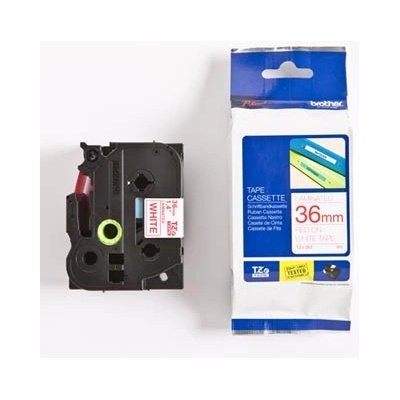 páska BROTHER TZ262 červené písmo, biela páska Tape (36mm) (TZE262)