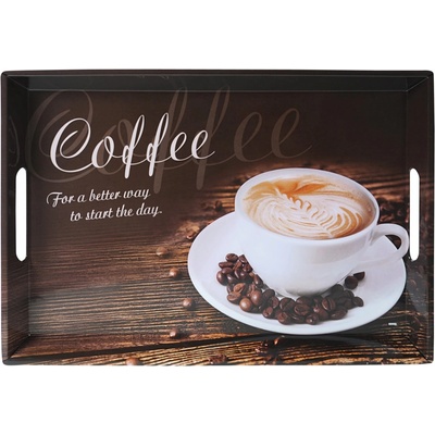 Kesper Servírovacia tácka motív káva 50x35 cm
