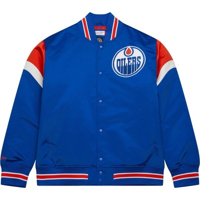 Mitchell & Ness pánská bunda Edmonton Oilers NHL Heavyweight Satin jacket