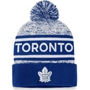 Fanatics Zimní čepice Toronto Maple Leafs Authentic Pro Game & Train Cuffed Pom Knit Blue Cobalt-White