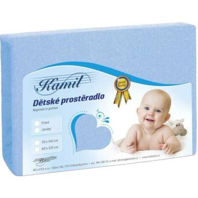 Veratex prostěradlo jersey světle modré 70x140