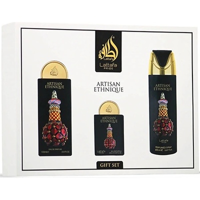 Lattafa Perfumes Pride Artisan Ethnique подаръчен комплект с парфюмна вода 100мл унисекс 1 бр