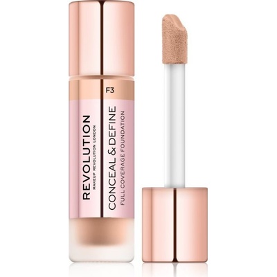 makeup Revolution Conceal & Define krycí make-up F3 23 ml