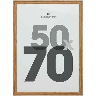 Minimalistický hnědý rám na fotografie Mae 50x70 na zeď
