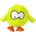 Duvoplus Lime играчка подскачаща луда топка, размер 28 х 19 см, 1 брой, Белгия - 309/432655
