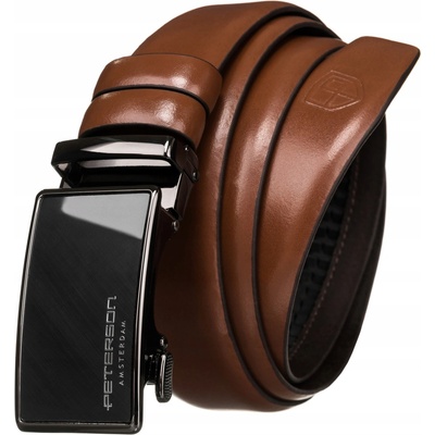 Peterson Pánský Pásek PTN A003 HNĚDÝ