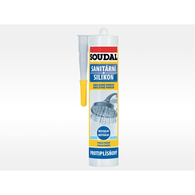 Soudal Sanitární neutrální silikon 310 g transparentní