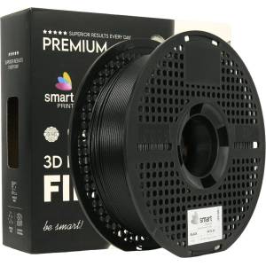 Smart Print FG-S208-E1, 3D филамент, PETG + CF, 1, 75 мм, 1000 г, Черен (Black) (FG-S208-E1)
