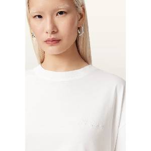 AllSaints уголемена тениска дамска от памук LOLA (W113JE)