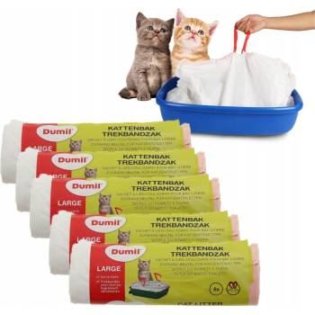 Dumil vrecia na toaletu 87,5 x 37,5 x 37,5 cm sada 5 x 8 ks