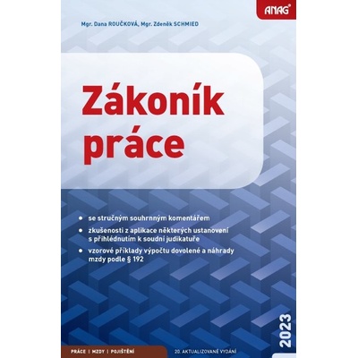 ANAG Zákoník práce 2023 – sešit