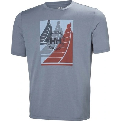 Helly Hansen HP RACE GRAPHIC pánské triko šedá