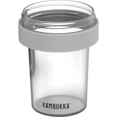 Kambukka Контейнер за микровълнова печка за термос контейнери BORA 400 мл, сив, тритан, Kambukka (KBMK1106009)