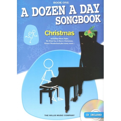 A Dozen A Day Songbook: Christmas Book One noty na sólo klavír + audio