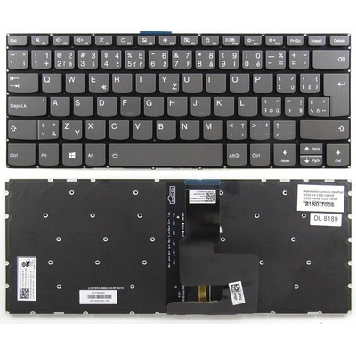 česká klávesnice Lenovo IdeaPad V130-14, V330-14, Lenovo Yoga 520-14, 720-15, S340-14 černá CZ/SK podsvit – Hledejceny.cz