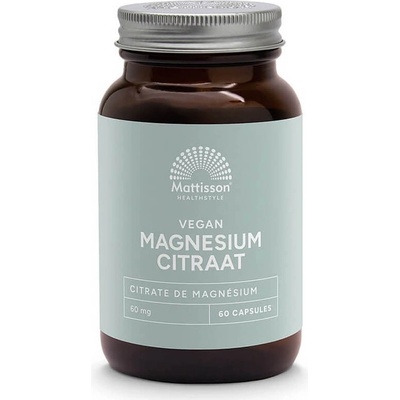 Mattisson Healthstyle Magnesium Citrate, 400 mg, 60 капсули, Mattisson Healthstyle