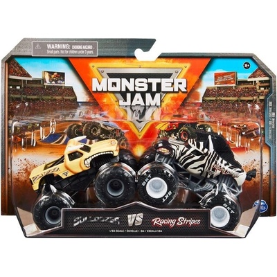 MONSTER JAM zberateľský kovový model auta Monster Truck set 2 modelov assort 1:64