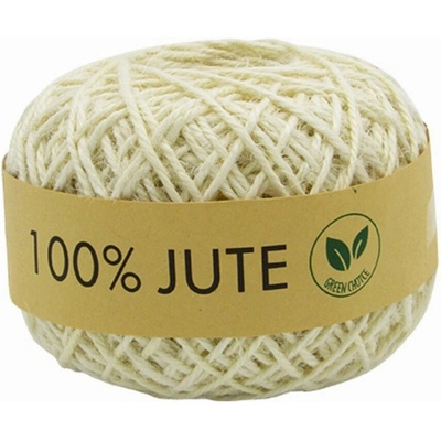 Jutová šňůra – Ø 1,5 mm x 100 m krémová