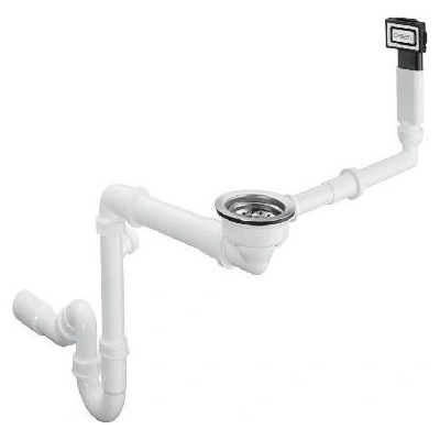 Hansgrohe Odtokové súpravy - Odtoková a prepadová súprava ku granitovému jednodrezu, chróm 43927000