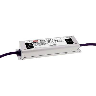 MEAN WELL XLG-240-M-A LED driver konstantní výkon 239.4 W 700 - 2100 mA 90 - 171 V/DC schválení nábytku , outdoorový , P