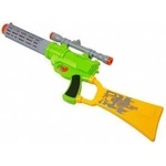LEAN Toys Foam Cartridge Rifle with target for shooting Green