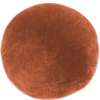 Tiseco Home Studio Оранжева декоративна възглавница от микрофибър Marshmallow, ø 40 cm - Tiseco Home Studio (3420RUST)