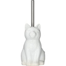 Wenko Cuba WC štětka stříbrná bílá