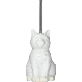 Wenko Cuba WC štětka stříbrná bílá