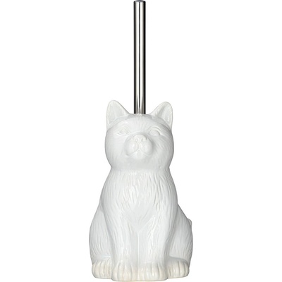 Wenko Cuba WC štětka stříbrná bílá