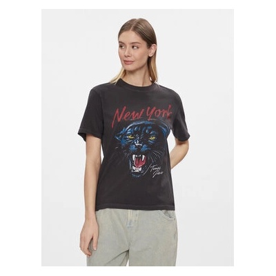 Tommy Jeans Тишърт Panther DW0DW17371 Черен Relaxed Fit (Panther DW0DW17371)