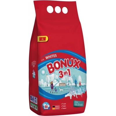 Bonux prací prášek Polar Ice White 6 kg 80 PD
