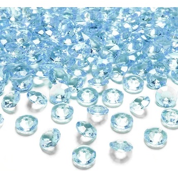 ADC12-083 Party Deco Diamantové konfety 12mm Tyrkysová