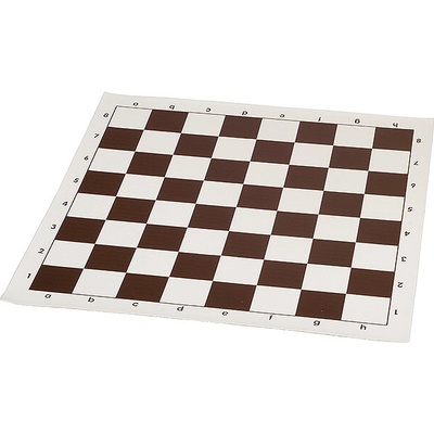 CNChess Koženková šachovnica hnedá 43 cm